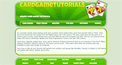 Desktop Screenshot of cardgametutorials.com